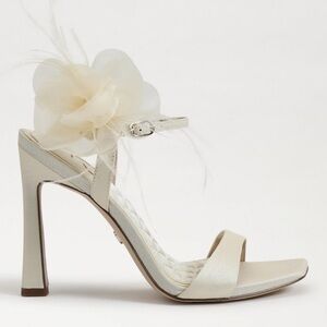 SAM EDELMAN LEANA ANKLE STRAP IVORY SANDAL NEW 8.5